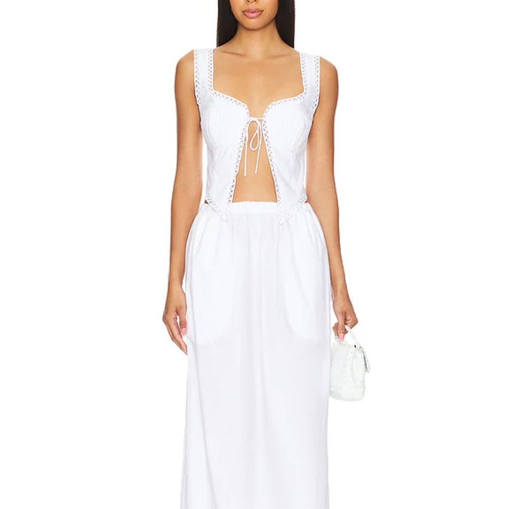 MAJORELLE Kismet Top in Ivory - Picture 4 of 4